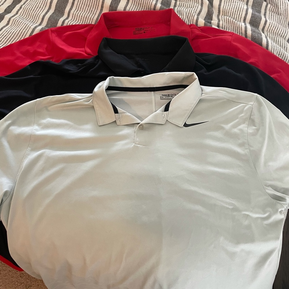 Nike Golf Standard Fit polo RED